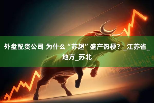 外盘配资公司 为什么“苏超”盛产热梗？_江苏省_地方_苏北